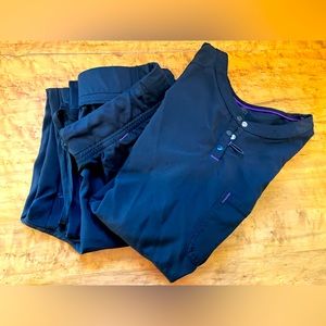 Scrubstar Black Women's scrub set